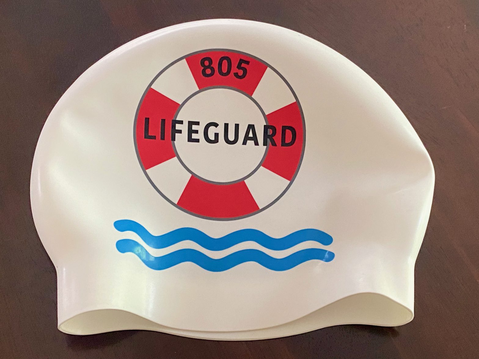 805LifeGuard Non-wrinkle swim cap