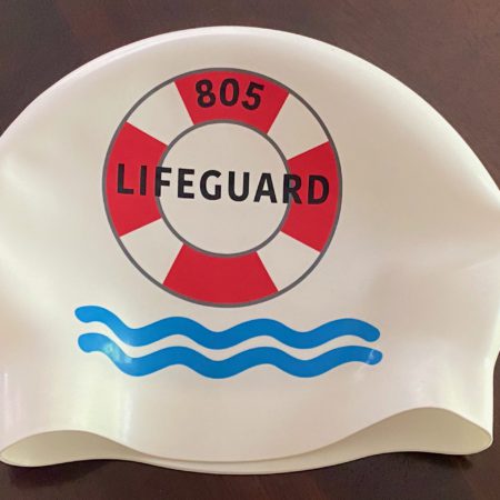 805LifeGuard Non-wrinkle swim cap