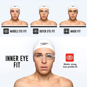 Speedo Unisex Adult Junior Swim Goggles Mirrored Vanquisher 2.0 805lifeguard